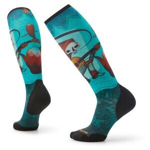 Smartwool Women's Ski Targeted Cushion Print OTC Socks Size L 10-12.5 Men 9-11.5